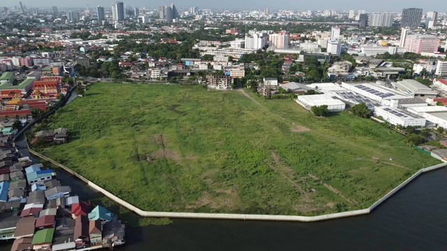 ที่ดินติดแม่น้ำเจ้าพระยา บางเขนฝั่งใต้ พระราม7 บางซื่อ กรุงเทพ ขาย 2500 ล้านบาท