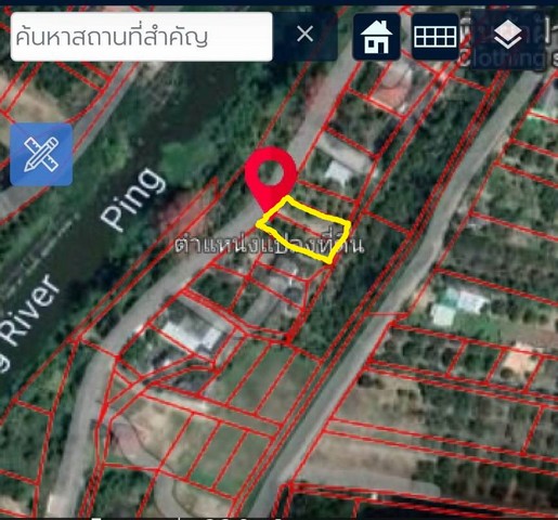 ขายที่ดิน 208ตรว. 1.2ล้านบาท ติดถนนเลียบปิง น้ำ ไฟ บ้านท่าสองแคว ต.สันทราย อ.สารภี เชียงใหม่