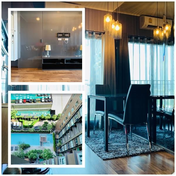 ขายคอนโด ยู ดีไลท์ รัชวิภา (ห้อง studio +walkin closet) 1 ห้องนอน,1 ห้องน้ำ ,1 ห้องครัว ชั้น19