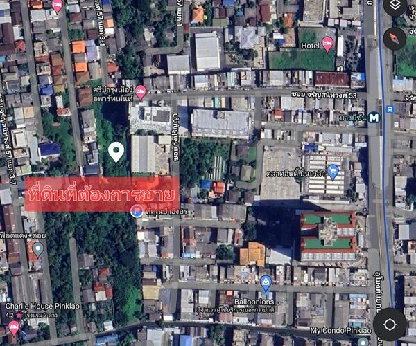 ขายที่ดิน จรัญสนิทวงศ์49/1 และ ซอย53 เข้าออก 2 ทาง แปลงใหญ่ที่สุดในบริเวณนี้ โทร 0988998825