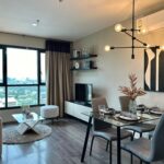 ขายพร้อมผู้เช่า The Base Park East ชั้นสวย วิวสูงแต่งเต็ม พร๊อพแน่น ห้องเพิ่งตกแต่งใหม่