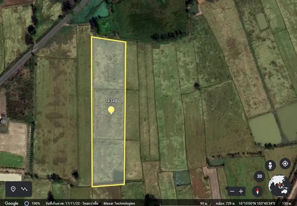 ขายที่ดินเปล่า อ.เชียงขวัญ จ.ร้อยเอ็ด เนื้อที่ 9 ไร่ 6 ตร.ว. เหมาะกับการทำโกดังเก็บสินค้า ทำหมู่บ้านจัดสรร โทร 0629515646