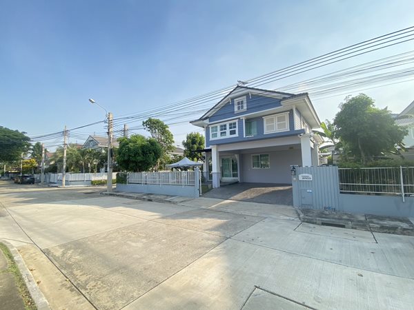 ให้เช่าบ้านเดี่ยว หลังมุม หมู่บ้านพฤกษ์ลดา ประชาอุทิศ 90 มีเฟอร์ครบ สนามกว้าง หลังใหญ่ที่สุดใน 4 โซนใหม่ โทร 0633659464