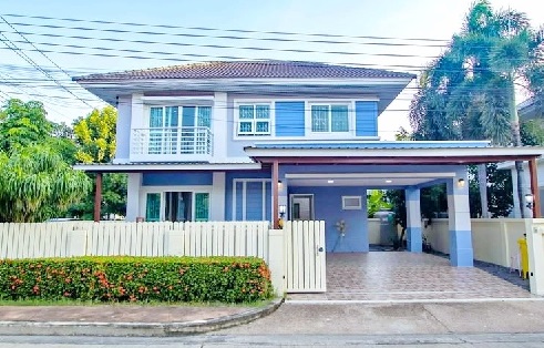 รพ.บางใหญ่ 1.6 กม.บ้านเดี่ยว 2 ชั้น ตลาดพระปิ่น3 ตลาดเลิศนิมิต