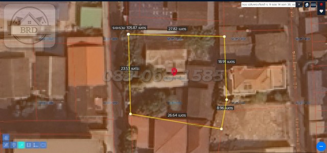 ขายถูกมากที่ดิน ถนนอินทามระ เนื้อที่ 175 ตารางวา พญาไท