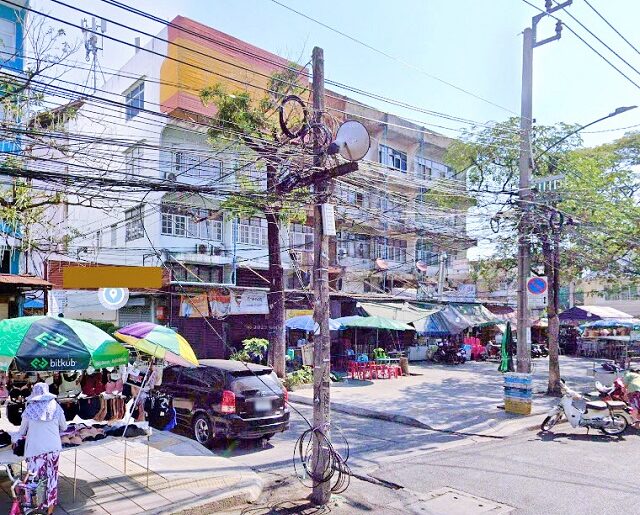 BTSเอกมัย 2.19กม. ถ.เพชรบุรี ตลาดเอกมัย 100 ม.ขาย-เช่าอาคาร 4.5 ช