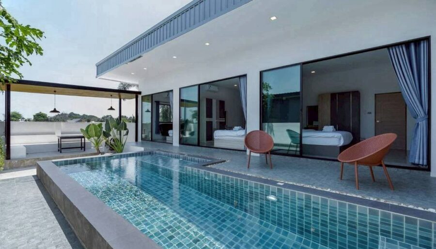 ให้เช่า 65,000 บาท/เดือน แม่ริม พูลวิลล่าโมเดิร์น บรรยากาศสงบ