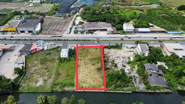 ขายที่ดินนครปฐม ราคารวม21ล 1ไร่1งานกว่า ติดถนนใหญ่เพชรเกษมนครชัยศ