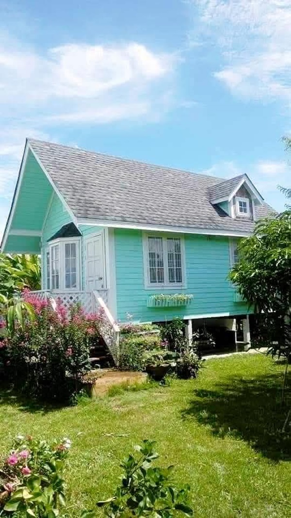 ขายบ้านสวนไทรน้อย 75 ตรว. 2.35 ลบ (ลดจาก 2.65 ลบ) พร้อมไม้ดอก ผลไม้ อยู่ซอยแสนสบาย ไทรน้อย นนทบุรี โทร 085-261-9111