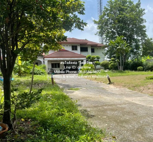 ให้เช่าบ้านหรู 2 ชั้น บนที่ดิน 336 ตร.ว. ติดทะเลสาบ ม.เมืองเอก รั