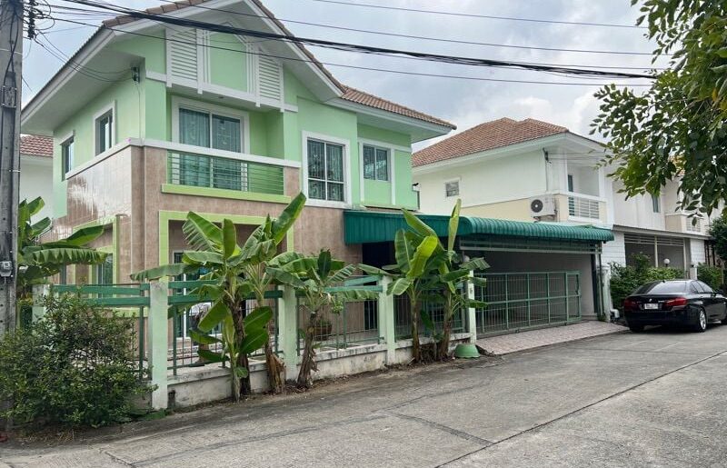 ขายบ้านเดี่ยว 2 ชั้น หมู่บ้าน Lanceo เพชรเกษม77 ทำเลดี หลังมุมปาก