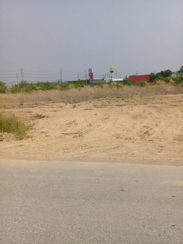 ขายที่ดินถมแล้ว ติดคลอง 4 ไร่ อ.บ้านโพธิ์