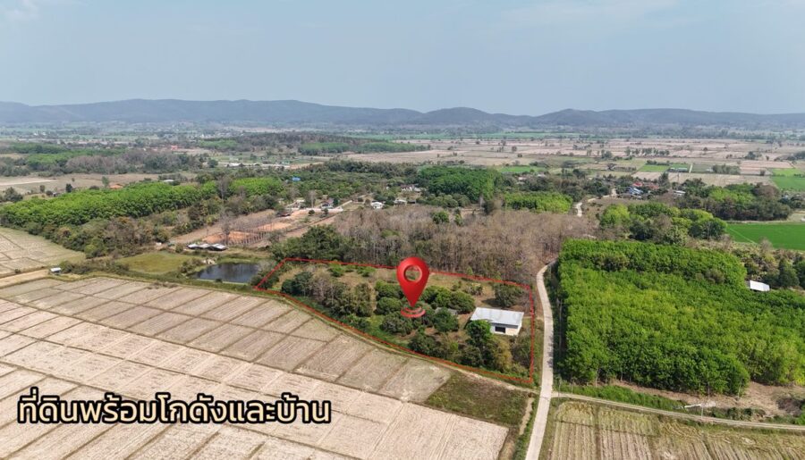 ขายที่ดินเปล่าพร้อมสิ่งปลูกสร้าง ทำเลบ้านจำปู ต.เจริญเมือง อ.พาน จ.เชียงราย โทร 081-0321111