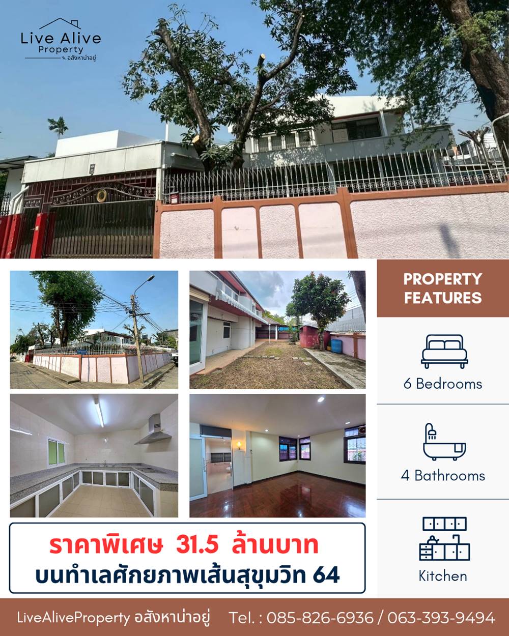 สินทรัพย์ศักยภาพสูง ทำเลทองสุขุมวิท ขายด่วน ! บ้านพร้อมที่ดินแปลงสวย ทำเลทองสุขุมวิท 64 แปลงหัวมุม สังคมบ้านหลังใหญ่ เข้า-ออกสะดวก
