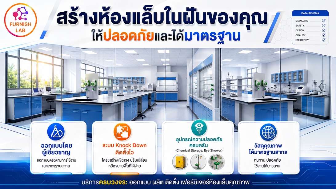 สินค้า จำหน่าย มาตรฐานISO รับผลิตตามความต้องการเฟอร์นิเจอร์ห้องแล็บ มาตรฐานห้องปฏิบัติการ ออกแบบครบวงจร